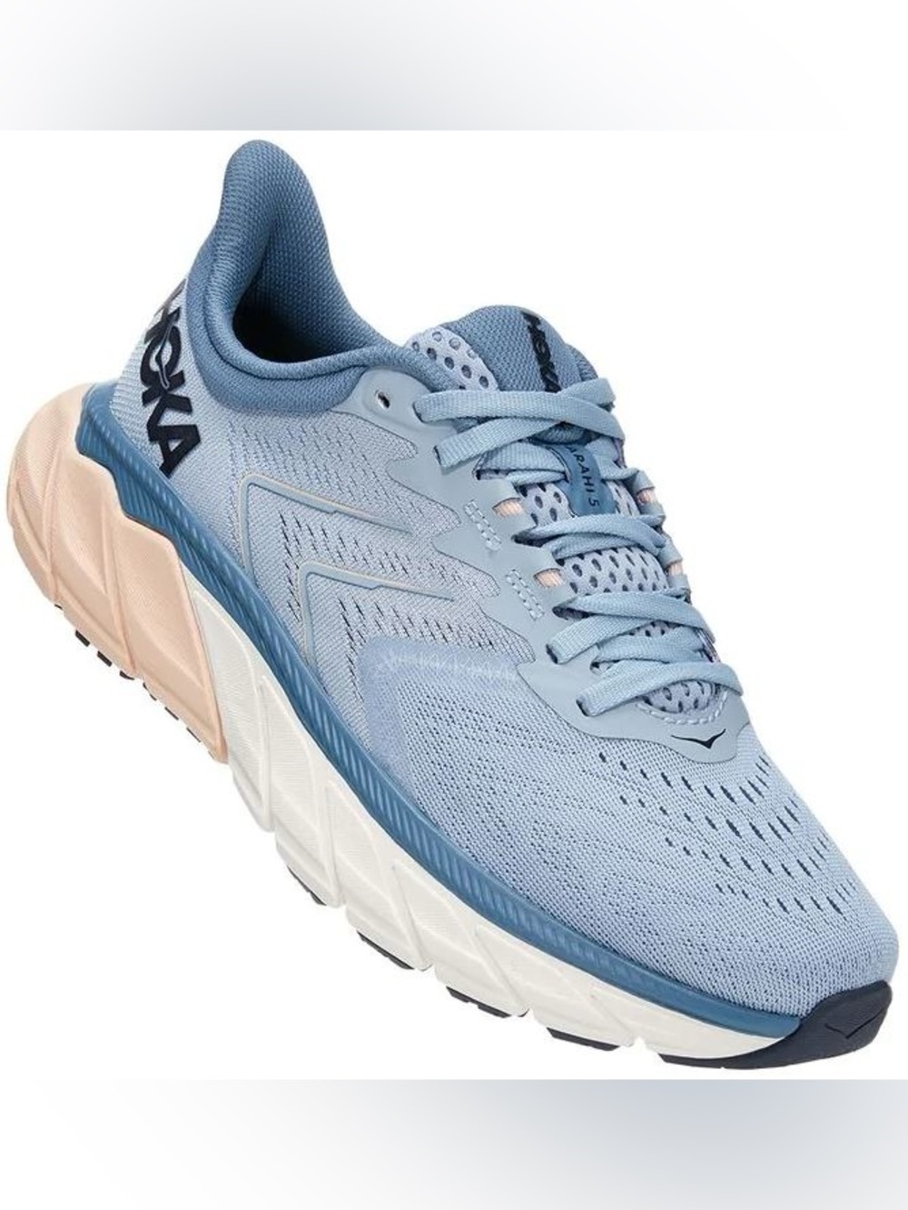 Hoka One One Arahi 5 1115012-BFPB Women's US 9B Running Tennis Shoe Blue Sneaker